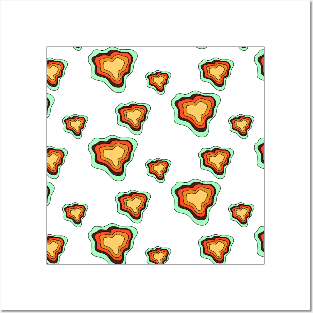 African ispired motive pattern print Wall Art by frantuli